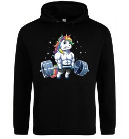 Мужская толстовка (худи) Єдиноріг з штангою