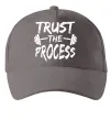 Кепка Trust the process Серый фото