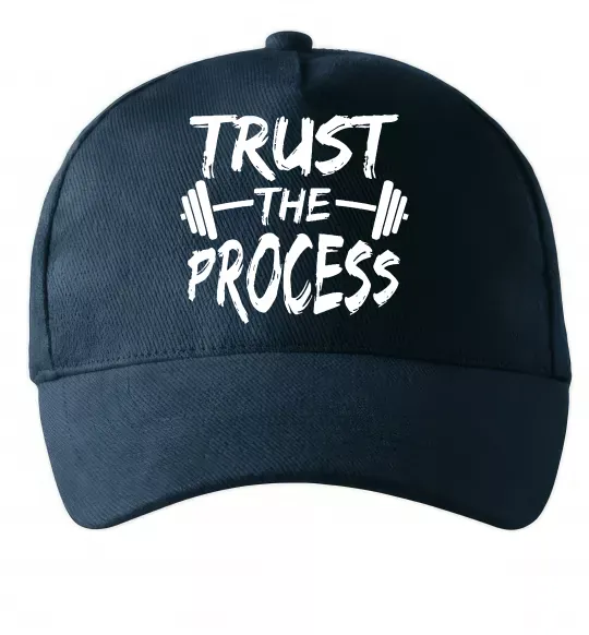 Кепка Trust the process Темно-синій фото