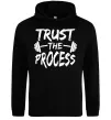 Жіноча толстовка (худі) Trust the process Чорний фото