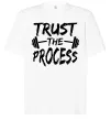 Футболка Оверсайз Trust the process Белый фото