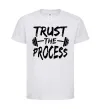 Детская футболка Trust the process Белый фото