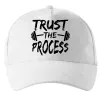 Кепка Trust the process Білий фото
