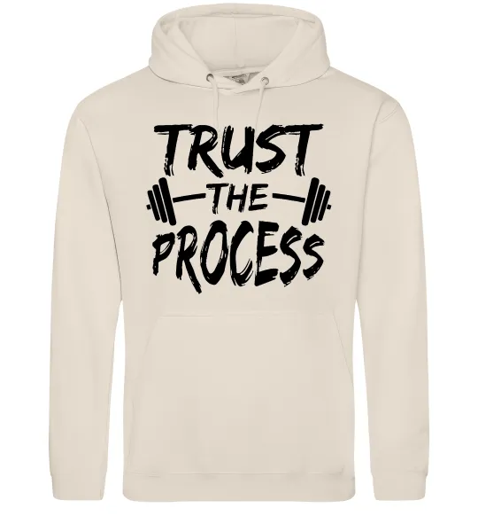 Мужская толстовка (худи) Trust the process Таш фото