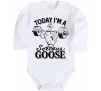 Детский боди Today i`m a serious goose Белый Детский боди Today i`m a serious goose Белый фото