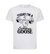 Детская футболка Today i`m a serious goose Белый фото