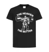 Детская футболка The heavier the better Черный фото