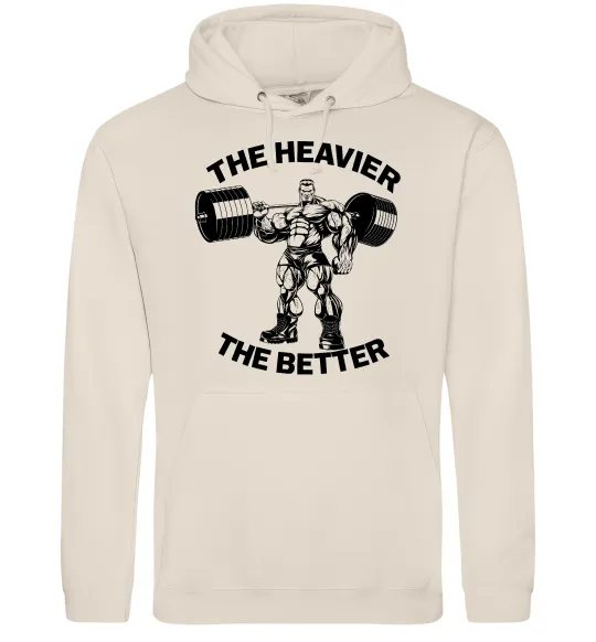 Женская толстовка (худи) The heavier the better Таш фото