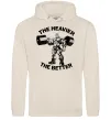Женская толстовка (худи) The heavier the better Таш Женская толстовка (худи) The heavier the better Таш фото