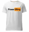 Чоловіча преміум футболка Powerlifting hub Білий фото