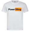 Чоловіча футболка Powerlifting hub Білий фото