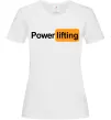 Женская футболка Powerlifting hub Белый фото
