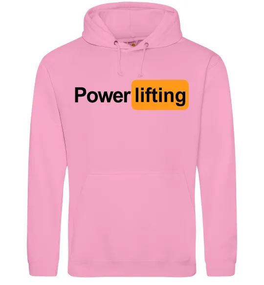 Женская толстовка (худи) Powerlifting hub Розовый фото