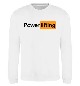 Свитшот Powerlifting hub Белый фото