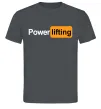 Чоловіча футболка Powerlifting hub Графіт фото