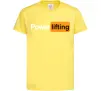 Дитяча футболка Powerlifting hub Лимонний фото