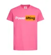 Детская футболка Powerlifting hub Ярко-розовый фото