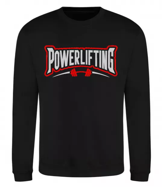 Світшот Powerlifting Чорний фото