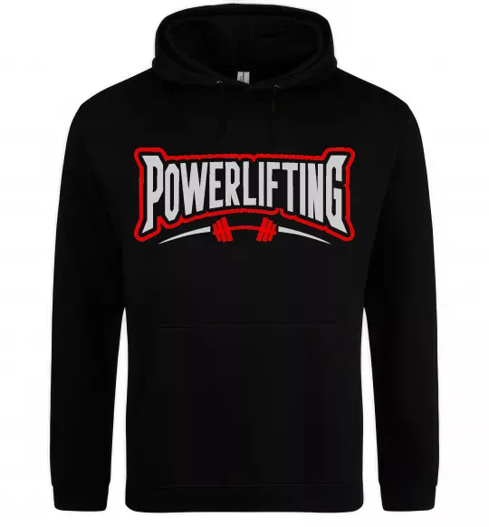 Жіноча толстовка (худі) Powerlifting Чорний фото
