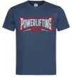 Чоловіча футболка Powerlifting Темно-синій фото