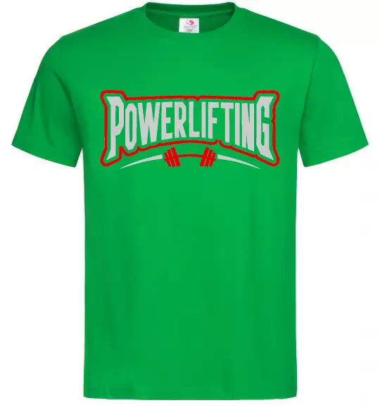 Чоловіча футболка Powerlifting Зелений фото