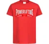 Детская футболка Powerlifting Красный фото