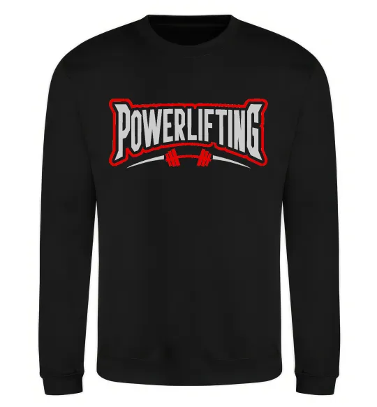 Світшот Powerlifting Чорний фото