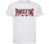 Детская футболка Powerlifting Белый фото