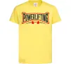 Детская футболка Powerlifting Лимонный фото