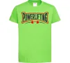 Детская футболка Powerlifting Лаймовый фото