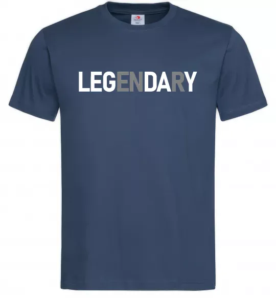 Чоловіча футболка Legendary Темно-синій фото