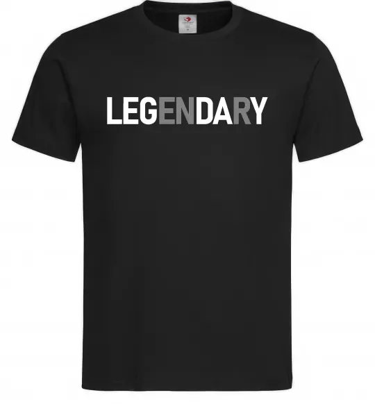 Чоловіча футболка Legendary Чорний фото