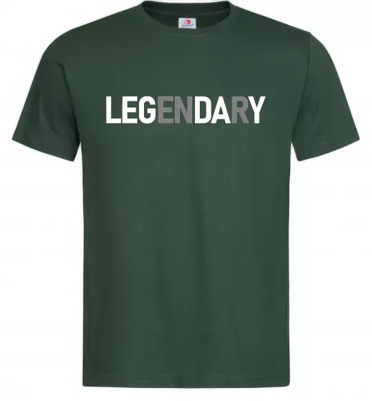 Чоловіча футболка Legendary Темно-зелений фото
