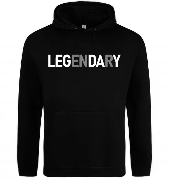 Чоловіча толстовка (худі) Legendary Чорний фото