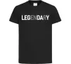 Дитяча футболка Legendary Чорний фото