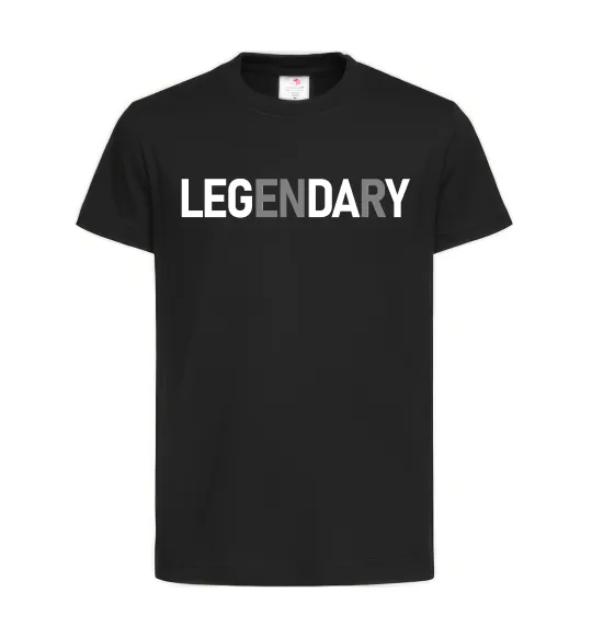 Детская футболка Legendary Черный фото
