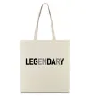 Еко-сумка Legendary Бежевий фото