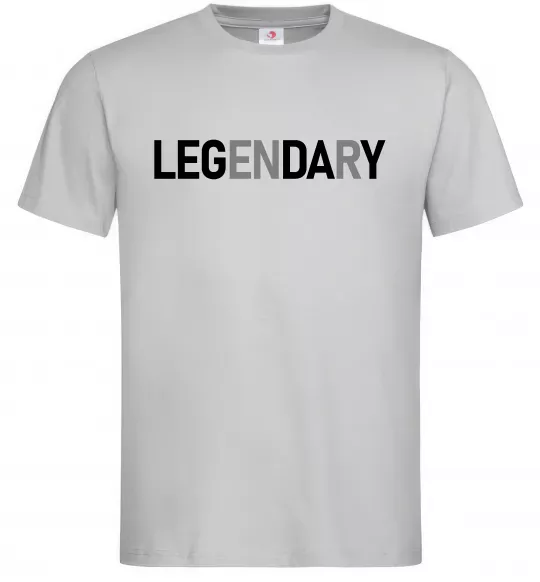 Чоловіча футболка Legendary Сірий фото