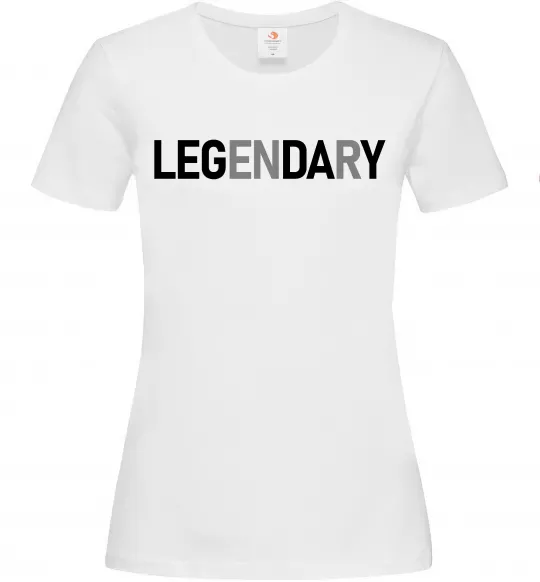 Женская футболка Legendary Белый фото