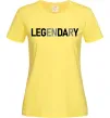 Женская футболка Legendary Лимонный фото