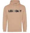 Чоловіча толстовка (худі) Legendary Пісочний фото