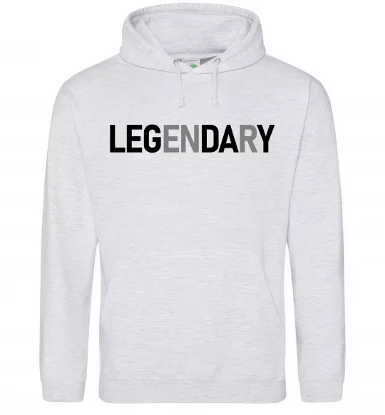 Жіноча толстовка (худі) Legendary Сірий меланж фото