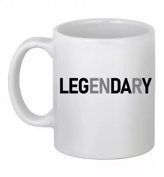 Чашка керамічна Legendary Білий фото