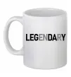 Чашка керамічна Legendary Білий фото