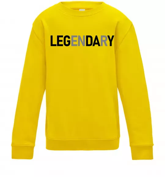 Дитячий світшот Legendary Сонячно жовтий фото