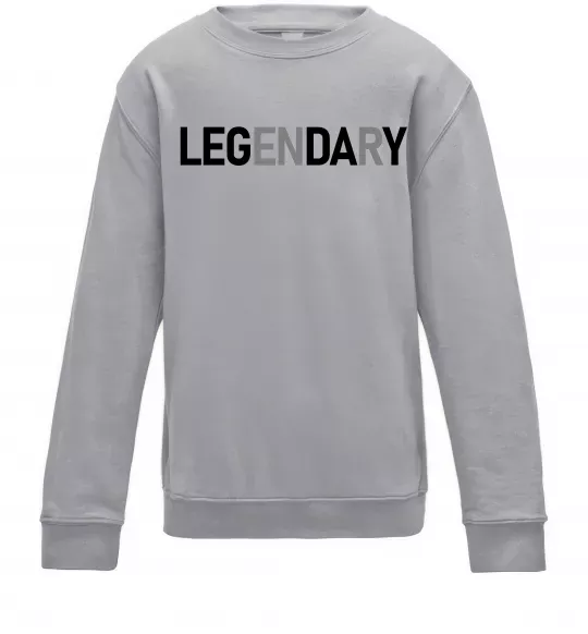 Дитячий світшот Legendary Сірий меланж фото