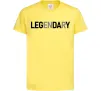 Дитяча футболка Legendary Лимонний фото