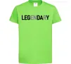 Дитяча футболка Legendary Лаймовий фото