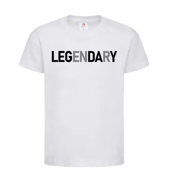 Детская футболка Legendary Белый фото