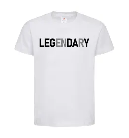 Детская футболка Legendary Белый фото